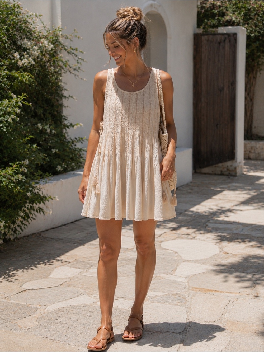 Free People Obi Posey Smock Top Tunic Cover Up